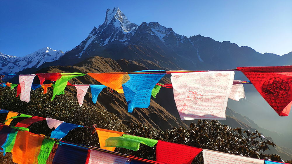 喜马拉雅山滑行旅行