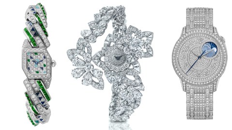卡地亚，Graff和Vacheron Constantin高珠宝手表